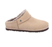 Rohde Damen Pantoffel Hausschuh Leder Lammfell Warmfutter Gardena 7070, Größe:38 EU, Farbe:Beige