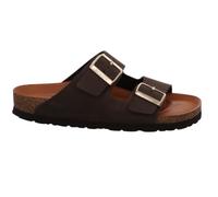 Rohde Alba Pantolette Damen Hausschuhe Sandale Leder 565014 Mocca, Schuhgröße:38 EU