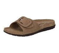 Rohde Damen Pantolette mit großer Schnalle und Memory-Fußbett Rodigo-D 5898, Größe:39 EU, Farbe:Beige