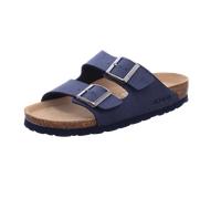 Rohde - Pantoletten flach modisch blau - Gr. - 38