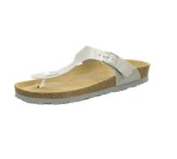 Rohde - Pantoletten flach modisch silber - Gr. - 37