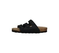 Rohde Pantoletten Lederimitat Schwarz - 37