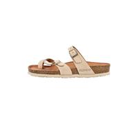 Zehentrenner ROHDE "Rohde Pantoletten Nubukleder", Damen, Gr. 42, beige, Nubukleder, Schuhe Zehentrenner (25535901-42) beige