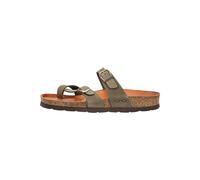 Zehentrenner ROHDE "Rohde Pantoletten Nubukleder", Damen, Gr. 39, olive, Nubukleder, Schuhe Zehentrenner (82648460-39) olive