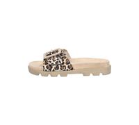 Pantolette ROHDE "Rohde Pantoletten Veloursleder", Damen, Gr. 38, beige (leinen), Veloursleder, Schuhe Pantolette (73220614-38) leinen