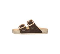 Pantolette ROHDE "Rohde Pantoletten Veloursleder", Damen, Gr. 42, mocca, Veloursleder, Schuhe Pantolette (50123752-42) mocca