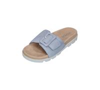 Pantolette ROHDE "Rohde Pantoletten Veloursleder", Herren, Gr. 40, hellblau, Veloursleder, Schuhe Pantolette (98430429-40) hellblau