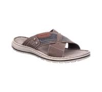 Pantolette ROHDE "Rohde Pantoletten Veloursleder", Herren, Gr. 43, braun, Veloursleder, Schuhe Pantolette (31692464-43) braun
