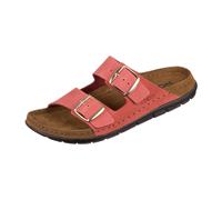 Rohde Pantolette Rodigo-D Damen Leder mit Schnallen Memory-Fußbett Orange Gr. 38