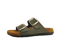 Rohde Damen, Frauen, Slipper,verbandschuhe,therapieschuhe,Klett-Hausschuhe,Olive,42 EU / 8 UK