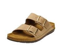 Pantolette ROHDE "Rohde Pantoletten Nubukleder", Damen, Gr. 43, natur, Nubukleder, Schuhe Pantolette (94399843-43) natur
