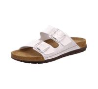 Rohde Damen Pantolette gemusterter Zweiriemer mit Schnalle Rodigo-D 5872, Größe:38 EU, Farbe:Silber