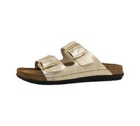 Rohde Bequeme Pantoletten für Damen, gold, Gr. 36 EU