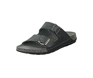 Rohde Rodigo-H - Herren Pantolette aus Brush-Leder | Genießen Sie mit den Rohde Herren Pantoletten EASYS schlichen Komfort, individuelle Anpassbarkeit und rutschfeste Sicherheit.