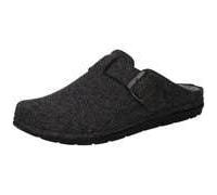 Rohde Herren-Pantoffel Rodigo-H Anthrazit-Schwarz-Grau 41