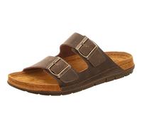 Rohde Pantoletten 5918 MOCCA Herren Nappaleder Dunkelbraun EU 39