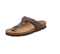 Rohde Alba 5628 Damen Zehentrenner Pantoletten Clogs Weite G , Größe:35 EU, Farbe:Braun