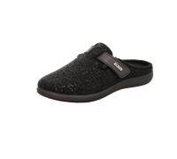 Rohde 6556 Bari Schuhe Damen Hausschuhe Pantoffeln Softfilz Weite G, Größe:38 EU, Farbe:Grau