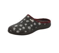 ROHDE Damen Pantoffeln 'Bari' eosin / schwarzmeliert / offwhite, Größe 40, 4423412 Eosin / Schwarzmeliert / Offwhite 40