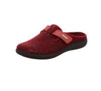 Rohde Damen Hausschuhe Pantoffeln Softfilz Bari 6556, Größe:39 EU, Farbe:Rot