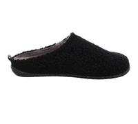 Rohde Damen, Frauen, Hausschuhe,Wechselfußbett,warm gefüttert,Gummi-Laufsohle,bequem-Schuhe,Komfortschuhe,SCHWARZ,38 EU / 5 UK