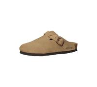 Rohde Sunnys No15 Clogs Damen Hausschuhe Pantolette Leder 6071 Camel, Schuhgröße:43 EU
