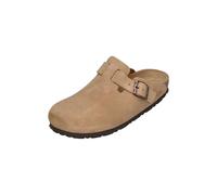 Rohde Sunnys No15 Clogs Damen Hausschuhe Pantolette Leder 6071 Natur, Schuhgröße:43 EU