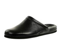 Rohde 6600-90 Varberg Herren Hausschuhe Pantoffeln Leder schwarz , Schuhgröße_alt:EUR 39