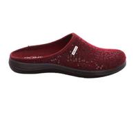 Rohde 6550 Bari Schuhe Damen Hausschuhe Pantoffeln Softfilz Weite G , Größe:42 EU, Farbe:Rot