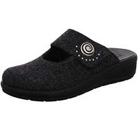 Rohde Womens Catania Flat Slipper, 82 Anthracite, 3.5 UK