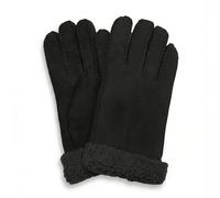 Rohn Moden Fingerhandschuhe Hochstein echt Lammfell für Damen und Herren, Handschuhe in Premiumqualität aus Baby Curly Merinolamm handgenäht anthrazit, dunkelgrau, schwarz (Grau, 10)