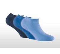Rohner Basic Unisex Sneaker Socken, Multipack - Invisible Sneakers Blau Mix 39-42 (5.5-8 UK) 6er Pack (2x3P)