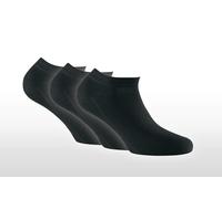 Rohner Basic Unisex Sneaker Socken, Multipack - Invisible Sneakers Schwarz 35-38 (2.5-5 UK) 6er Pack (2x3P)