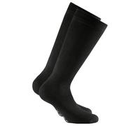 Rohner Basic Unisex Kniestrümpfe, 2er Pack - Cotton II Long, Socken, Baumwoll-Mix Schwarz / 43-46 43-46 Schwarz