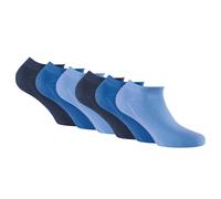 Rohner Basic Unisex Sneaker Socken, 6er Pack - Invisible Sneakers Blau Mix 43-46 (8.5-11 UK)