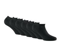 Rohner Basic Unisex Sneaker Socken, 6er Pack - Invisible Sneakers Schwarz 43-46 (8.5-11 UK)