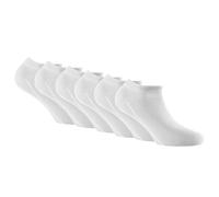 Rohner Basic Unisex Sneaker Socken, 6er Pack - Invisible Sneakers Weiß / 43-46 (8.5-11 UK) 43-46 Weiß