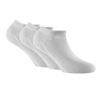 Rohner Basic Unisex Sneaker Socken, Multipack - Bambus Weiß 43-46 9er Pack (3x3P)