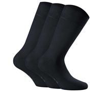 Rohner Basic Unisex Socken, Multipack - Cotton II, Kurzsocken, Basic, einfarbig Marine 43-46 (8.5-11 UK) 6er Pack (2x3P)