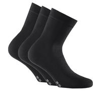 Rohner Tagessocke Ankle Basic Soft Touch schwarz 3er, Größe 35-38
