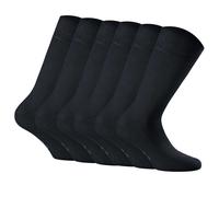 Rohner Basic Unisex Socken, 6er Pack - Cotton II, Kurzsocken, Basic, einfarbig Marine 39-42 (5.5-8 UK)