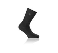 Rohner Businesssocke Crew SupeR Organic Cotton schwarz Herren 1er, Größe 43-44