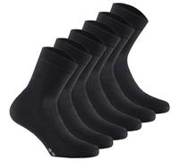 ROHNER Rohner Basic Unisex Socken, 6er Pack - Soft Touch, Kurzsocken, Viskose-Mix (TB_64-1251-6P) 39-42 Schwarz