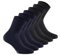 ROHNER Rohner Basic Unisex Socken, 6er Pack - Soft Touch, Kurzsocken, Viskose-Mix (TB_64-1251-6P) 39-42 Schwarz