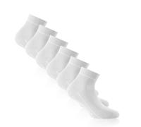 Rohner Tagessocke Sneaker Basic Plus weiss - 3 Paar, Größe 43-46