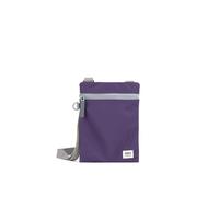 ROKA Chelsea Kleine Crossbody-Tasche für Damen und Herren, mehrere Taschen, grober Reißverschluss, verstellbarer Riemen für Handys, Brieftaschen, Karten, Majestic Purple, XS