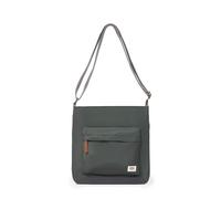 ROKA Kennington Medium Nylon Crossbody Taschen für Damen & Herren - Mehrere Taschen, grober Reißverschluss, verstellbarer Riemen für Reisen, Arbeit, Schule, Thymian, s