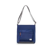 ROKA Kennington Medium Nylon Crossbody Taschen für Damen & Herren - Mehrere Taschen, grober Reißverschluss, verstellbarer Riemen für Reisen, Arbeit, Schule, Crisp Blue, s