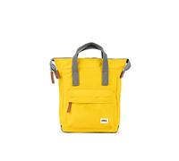 ROKA London Bantry B Kleiner nachhaltiger Senf-Nylon-Rucksack, 32 x 23 x 10 cm, senffarben, Minimal