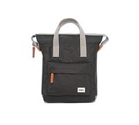 ROKA London Bantry Kleiner Rucksack - Nachhaltige Wasserabweisende Tasche aus recyceltem Nylon, Leichter Alltagsrucksack für Arbeit, Reisen & Pendeln, Schwarz , S, Minimal